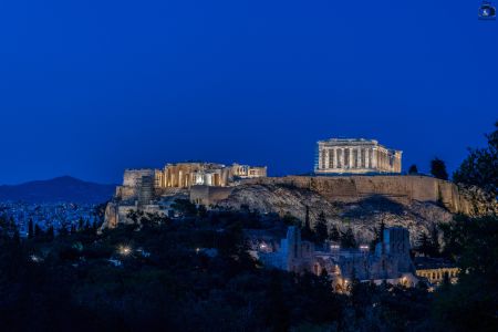 Athen Akropolis Nacht