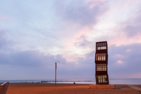 Barcelona Strand Sonnenaufgang