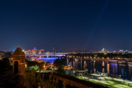 Belgrad Nacht Skyline 5