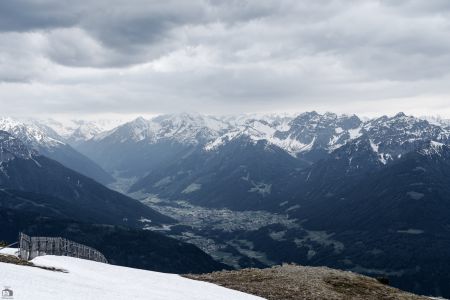 Innsbruck Bergspitze Skyline