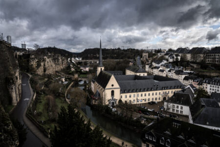 Luxembourg Dramatic Skyline