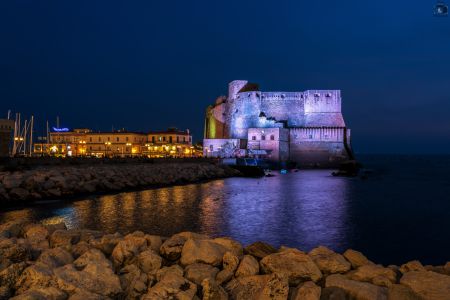 Neapel Castell Dovo Nacht