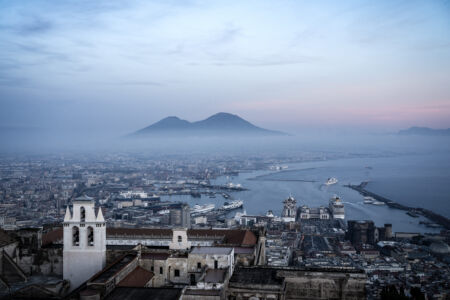 Neapel Skyline Sonnenuntergang 2