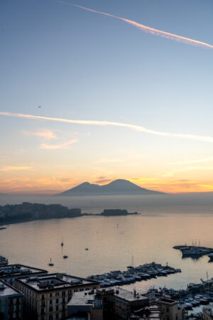 Neapel Skyline Vesuv Sonnenaufgang 2