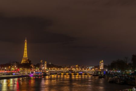 Paris Nacht Skyline