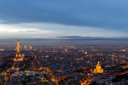 Paris Skyline Nacht