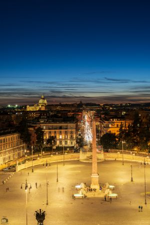 Rom Nacht Skyline Monument