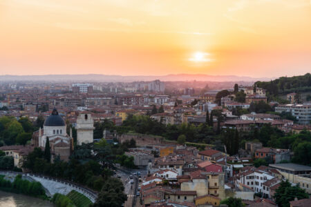Verona Skyline Sonnenuntergang 2