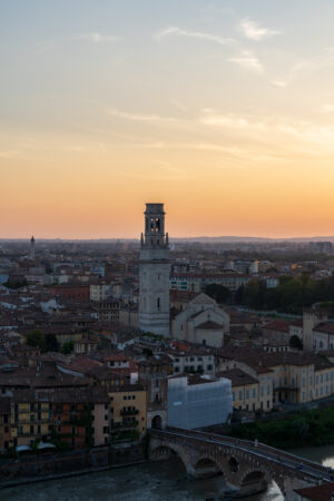 Verona Sonnenuntergang Skyline 4